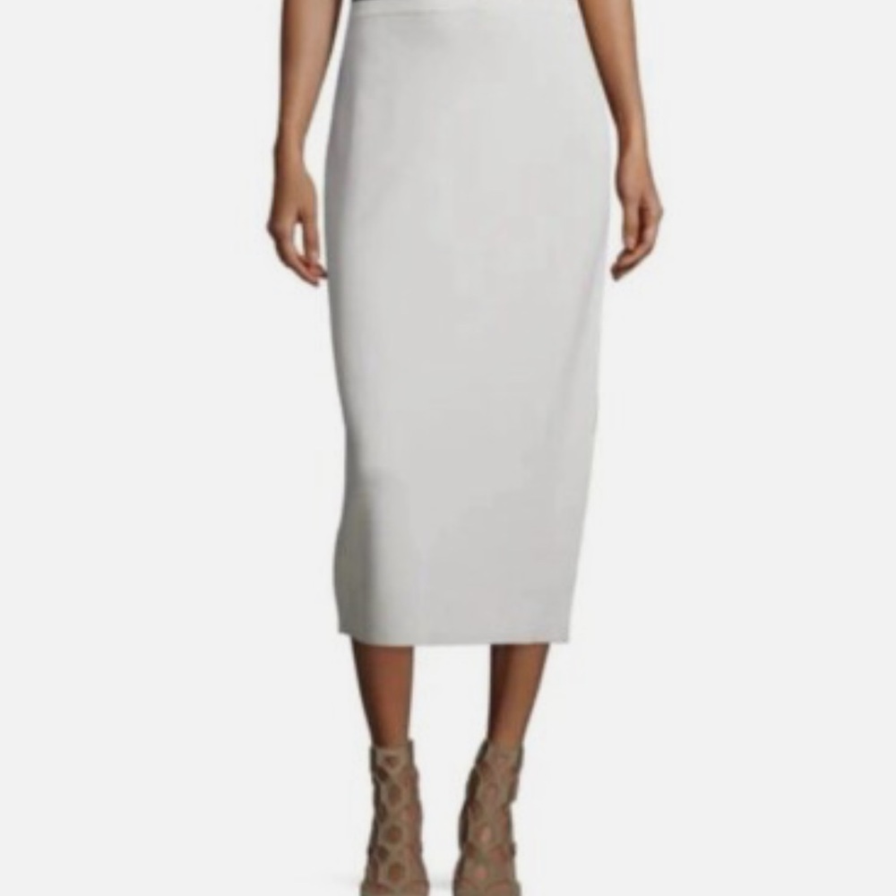 Eileen Fisher | Knit Pencil Skirt. Silk Organic Cotton. XL\TG. Sexy. Classic